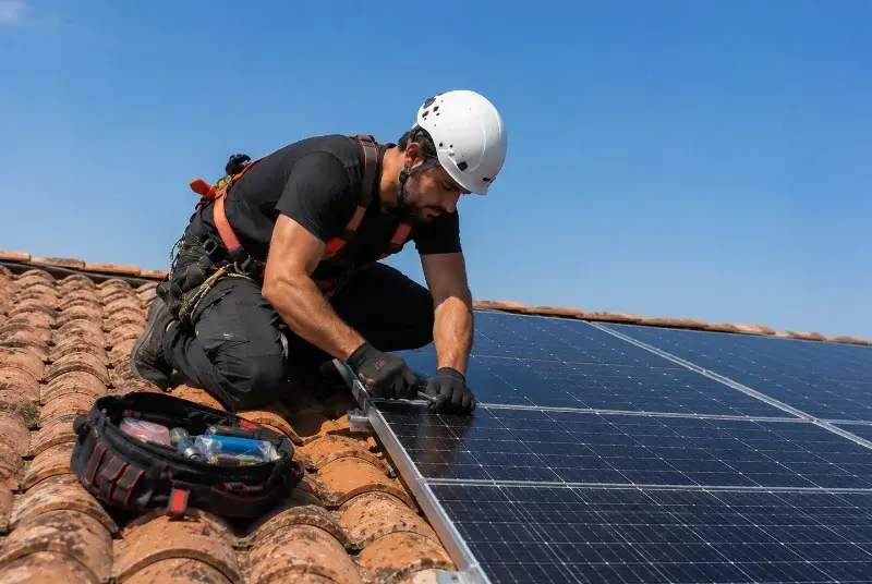 Maintenance et monitoring de panneaux solaires à Mouzieys-Panens