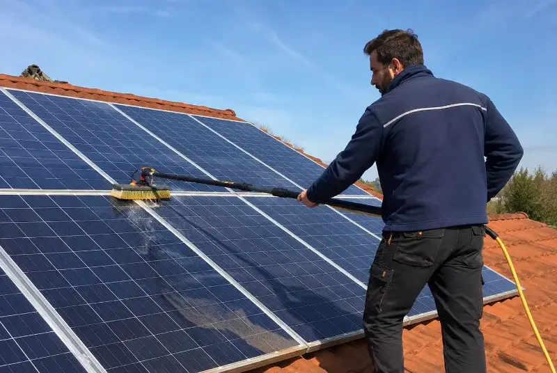 Nettoyage et entretien de panneaux solaires à Mouzieys-Panens